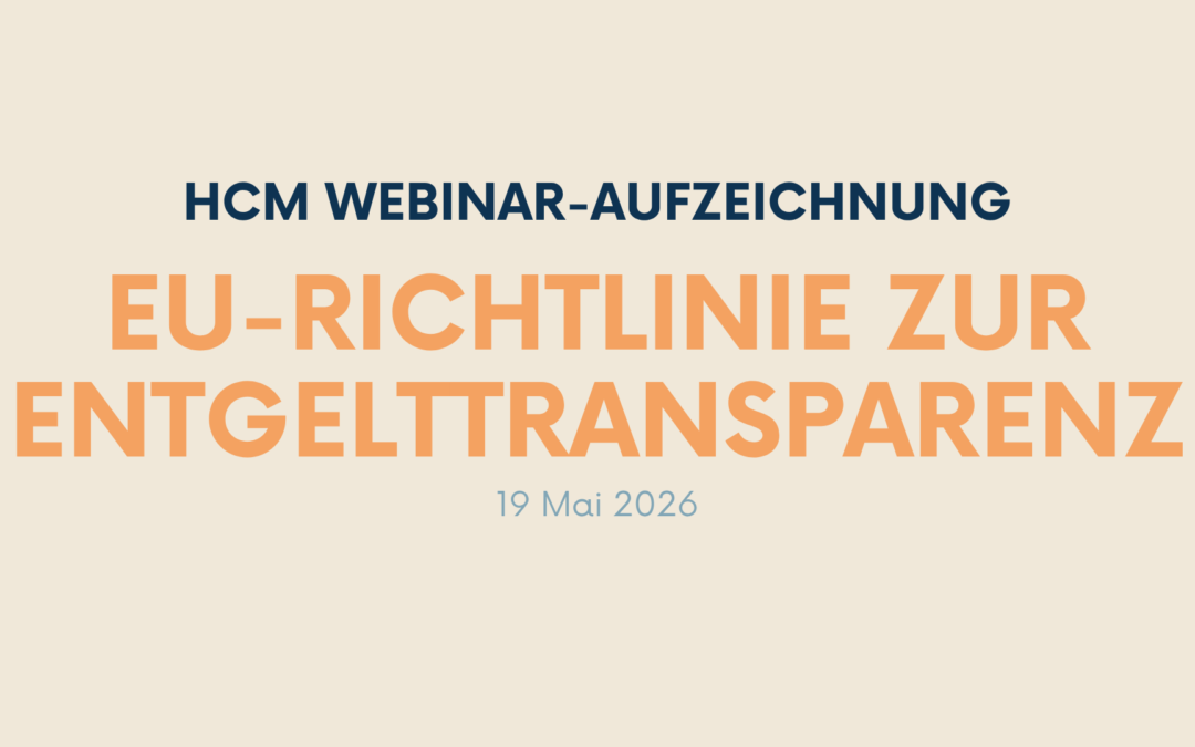 EU-Entgelttransparenzrichtlinie
